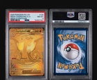PSA 8  Pokemon Mega Charizard X ex Gold 130/094 Phantasmal Flames (English)