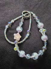 Glass Lotus Beads Artificial Crystal Phone Charm Bag Exquisite DIY Jewely