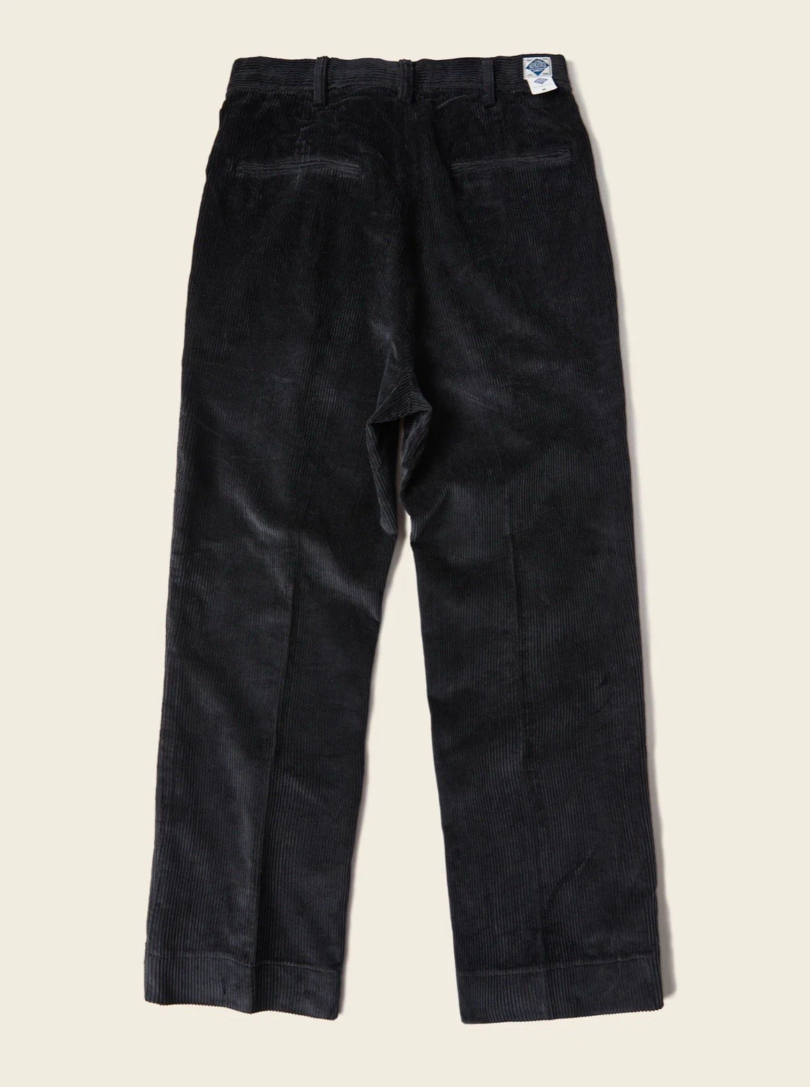 NON STOCK Corduroy Pants Men Pleated Casual Trousers Loose Workwear L