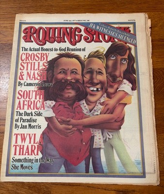 Rolling Stone Crosby Stills Nash Twyla Tharp JFK Witnesses #240 June 2nd, 1977