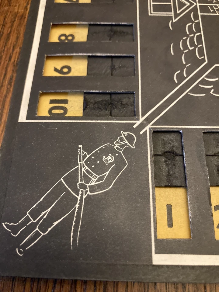 Vintage 1940's Lights Out! The New Black-Out Board Game John Jaques & Son Rare - Image 4 of 4