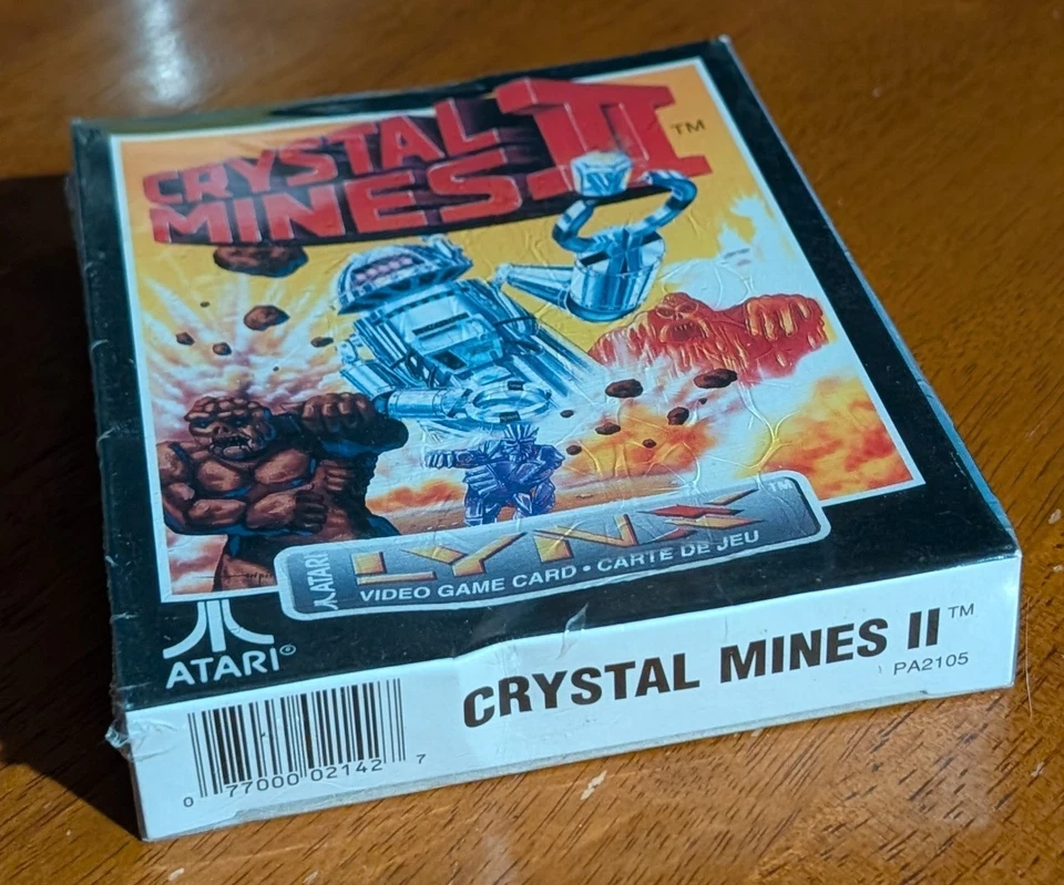 1991 Atari Lynx Crystal Mines II, Factory Sealed  - Image 4 of 4