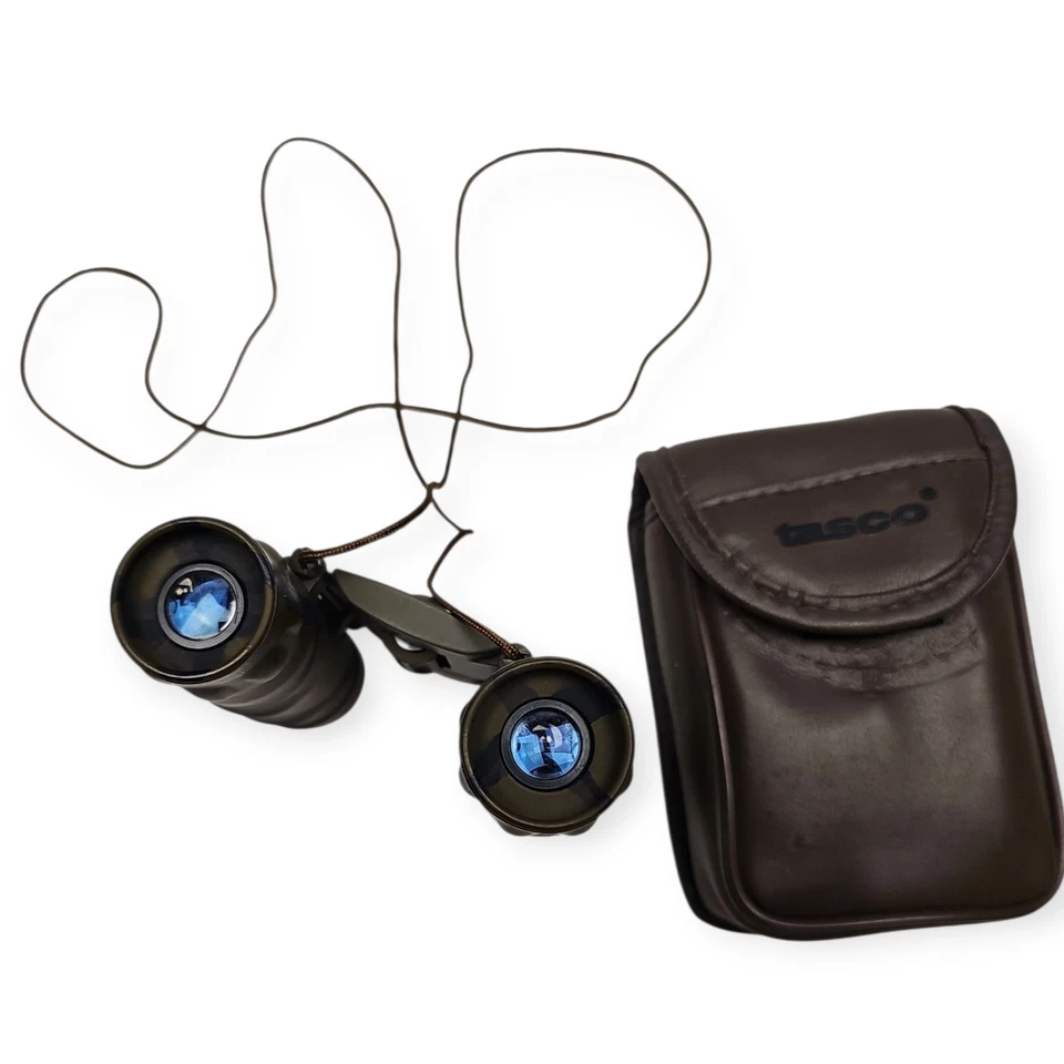 TASCO 8X21 FULLY COATED OPTICS 367 FT/1000 YDS WITH CASE - Image 3 of 4