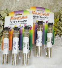 Meowijuana LOT OF 2 CATNIP SAMPLER SETS 2 X 3 BRAND NEW