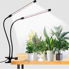 GooingTop LED Grow Light,6000K Full Spectrum Clip Plant Growing Lamp with Whi...