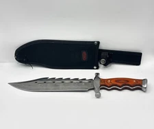 David Dundee Crocodile Hunter Outdoor Heavy Duty Bowie Steel Fixed Blade Knife
