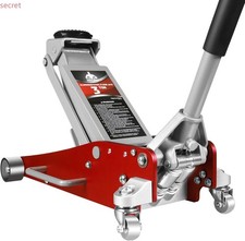 3 Ton Low Profile, Aluminum and Steel Racing Floor Jack with Dual Pistons Quick