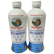 Mary Ruth's Liquid Nighttime Multimineral Coconut Dream 30 Oz Ea BB:2026(2 Pack)