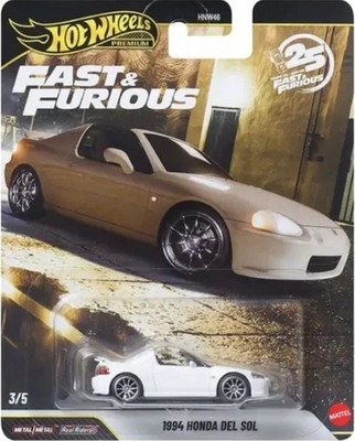 Hot Wheels PREMIUM 1994 HONDA CRX DEL SOL FAST & FURIOUS 25 JAHRE