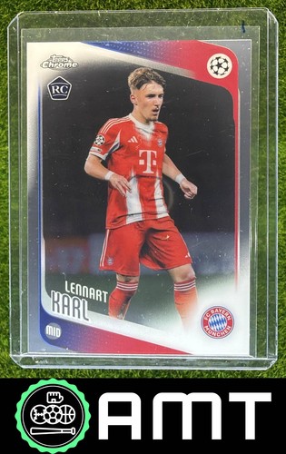 Lennart Karl RC 2025-26 Topps Chrome UEFA CC Bayern Munchen #1