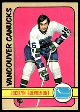 1972-73 Topps Jocelyn Guevremont Vancouver Canucks #75