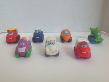 Tonka CHUCK AND FRIENDS Hasbro Suave Mini Grueso Coches Camiones Lote de 7 Vehículos