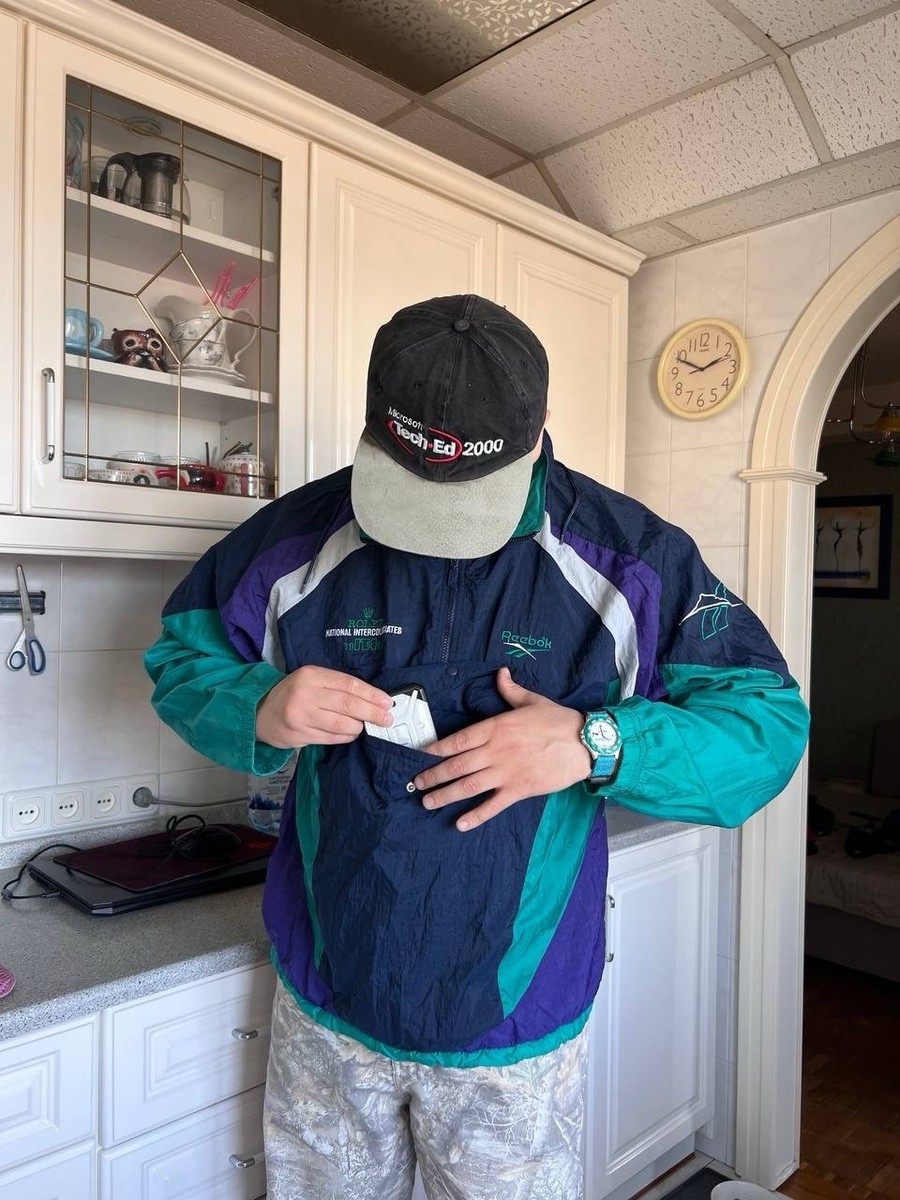 ROLEX NATIONAL INTERCOLLEGIATES REEBOK 97 Vintage Windbreaker