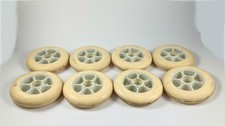 Inline Skate Wheels 110mm White Set of 8