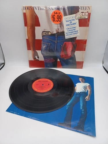 Bruce Springsteen Born in the USA Vinyl LP VG+ Factory Shrink, Hype Sticker