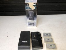 Sanyo M-5699C Handheld Microcassette Recorder with 3x C-30 Microcassettes