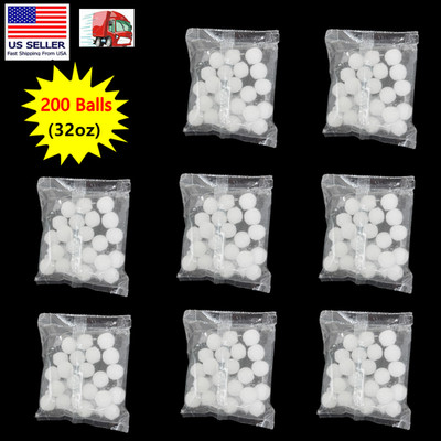 200 Moth Balls Bulk Closet Freshener Balls Classic Scent Home &Storage Use