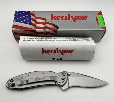 Kershaw Chive 1600 Assisted Folder 1.9  Blade  420HC Steel Pocket Knife NIB
