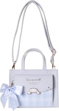 Sac à bandoulière Sanrio Cinnamoroll 2 voies sac à main en cuir PU ruban à...