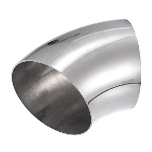 OD 4 Inch 45 Degree Mandrel Bend Elbow SS304 Stainless Steel Bend Tube ...