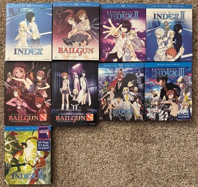 A Certain Magical Index & Railgun Series Complete Blu-ray and DVD Collection