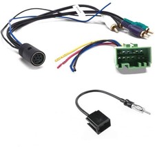 Car Stereo Radio Wire Harness and Antenna Adapter to Install an Aftermarket R...