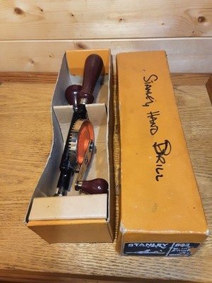 A Vintage Stanley No 803 Had Drill In Original Box Excellent Condition See Pics