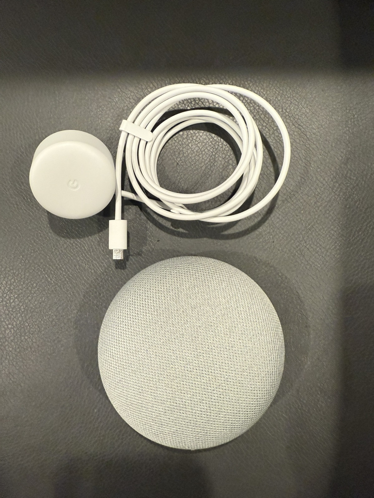 Google Home Mini Smart Speaker with Google Assistant - Chalk (GA00210-US)-image
