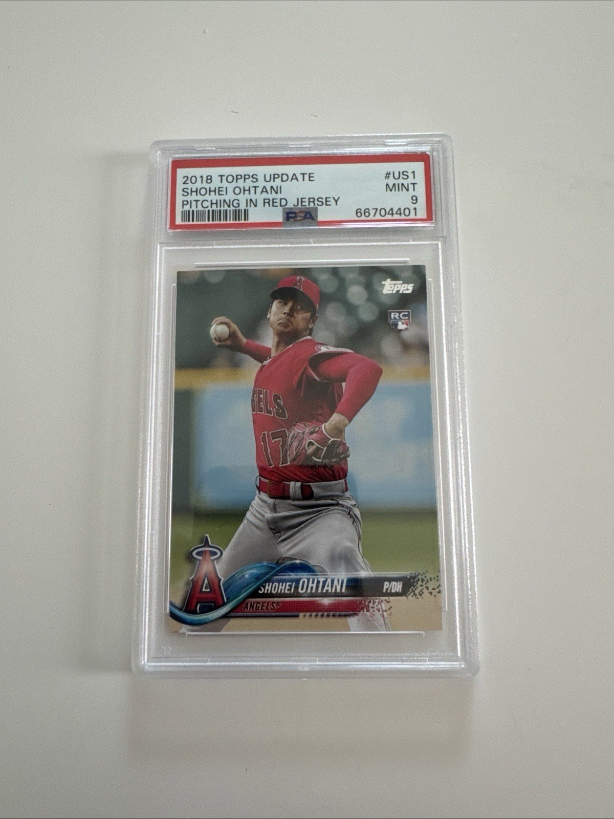 2018 Topps TOPPS UPDATE #US1 Shohei Ohtani front