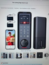3 D Face Recognition/Fingerprint smart lock, front door with camera and keypad