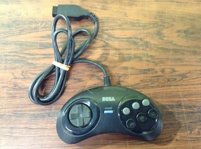 Mega Drive Control Pad SJ-6000 Fighting Controller 6B SEGA Tested Japan I25 - Image 1 of 4