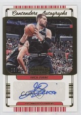 2022-23 Panini Contenders Gold 5/10 Ivica Zubac #CA-IZB Auto 3hd