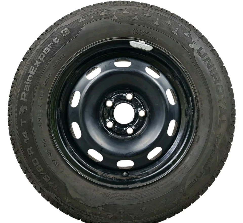 SOMMERRÄDER 175/80 R14 6Jx14 ET38 5x100 1J0601027J VW GOLF 4 BORA POLO OCTAVIA - Bild 4 von 4