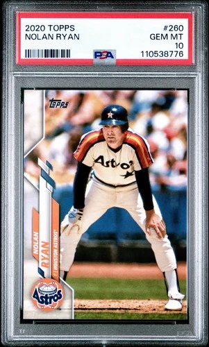 2020 Topps #260 Nolan Ryan Legend Variation SP
