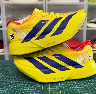 Adidas Adizero Adios Pro 4 Running Shoes Yellow Men's