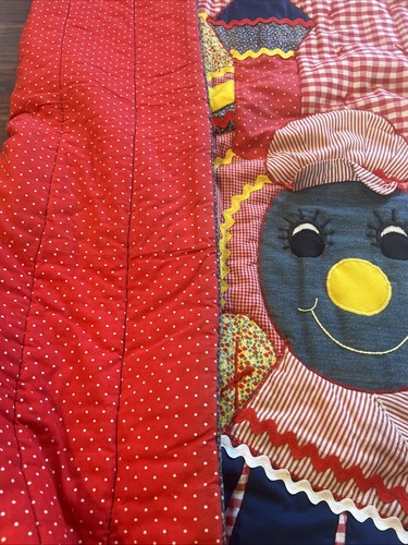 Chuggy Choo- Choo Train Quilt Blanket Complete Patchwork Kids Handmade - Picture 5 of 8