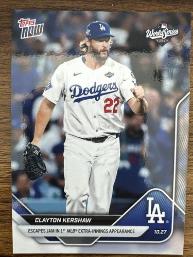 2025 Topps Now 905 Clayton Kershaw