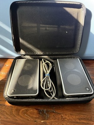Logitech USB Computer Speakers Set With Travel Case