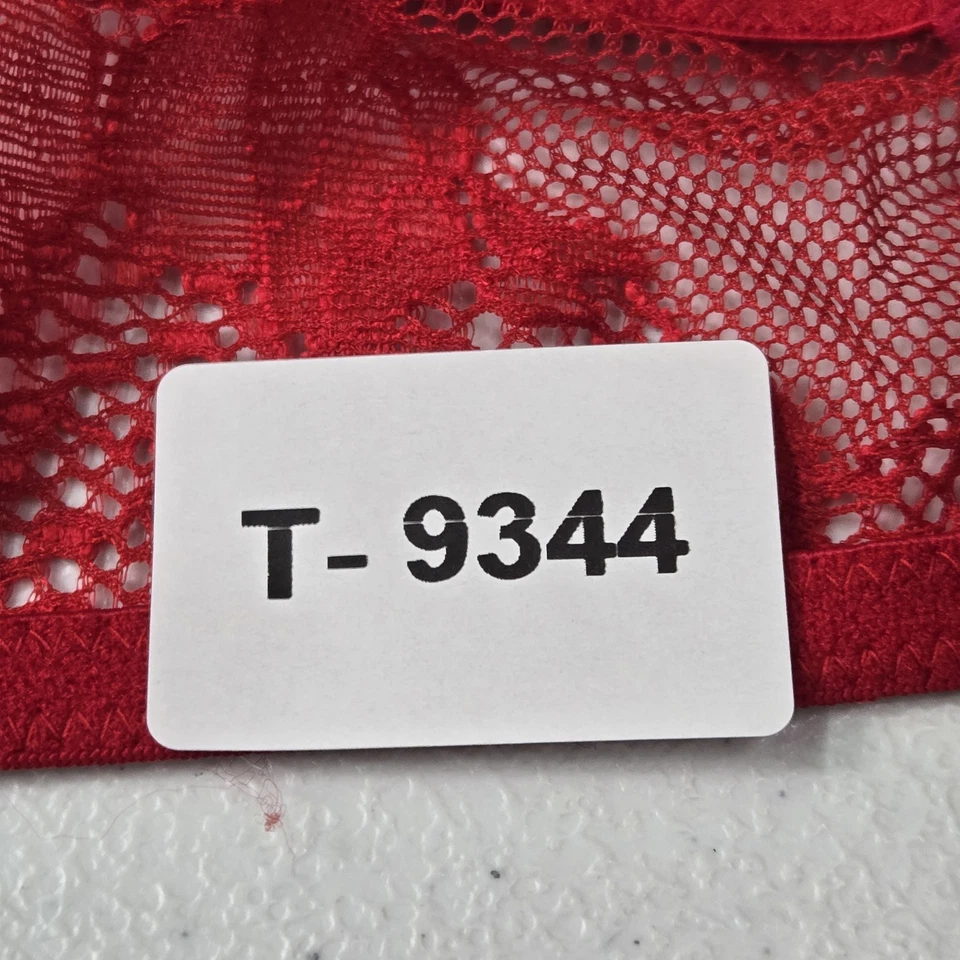 Victoria's Secret Women Sleepwear XL Red Nightie Underwire Lace Rhinestone Slip - Image 2 of 4