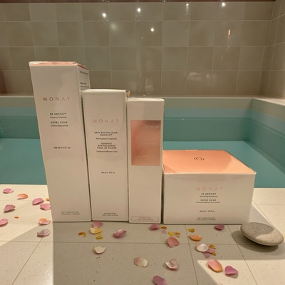 #ad Monat Be Gentle Skincare Set New Sealed $100.00
