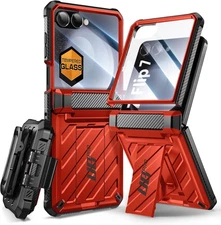 SUPCASE Built-in 9H Screen Protector Case Stand Cover For Samsung Galaxy ZFlip 7