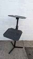 Adjustable Height Heavy Duty Projector Floor Stand with Tray Laptop Holder
