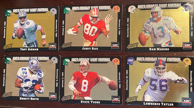 1993 Action Packed MNF Lot (6) - HOF Young, LT, Rice, Marino, Aikman, Smith, etc