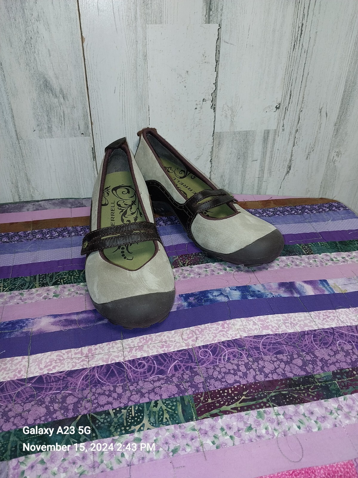 Merrell Plaza Bandeau Mary Jane scarpe donna 10 US 41 EUR camoscio talpa scuro