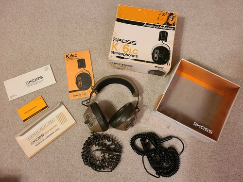 Vintage Koss 1976 Model K/6 LC 