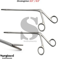 Chirurgische Instrumente Ohrzängchen Klemmen HNO Alligator Zange Polyp spekula