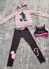Legging Zara Mickey Mouse (10-12 ans) et Hoddie (13-14 ans), soutien gorge Snoopy (11-12 ans)