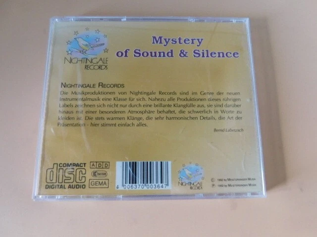 Einfach Entspannen - Musik zur Ruhe - Mystery of Sound and Silence - CD - Bild 2 von 2