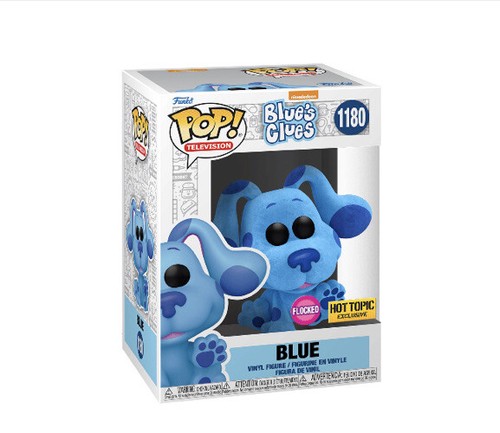 blue clues funko pop flocked