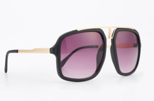 Trendy Sunglasses Men Women Street Wear Retro Style Driving Brown Burgundy Lens